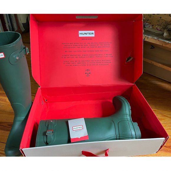 Hunter Tall Rain Boots size 9 - Picture 2 of 10